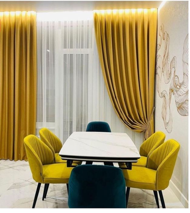 Комплект 600/280см 2 шт Шторы с тюлю