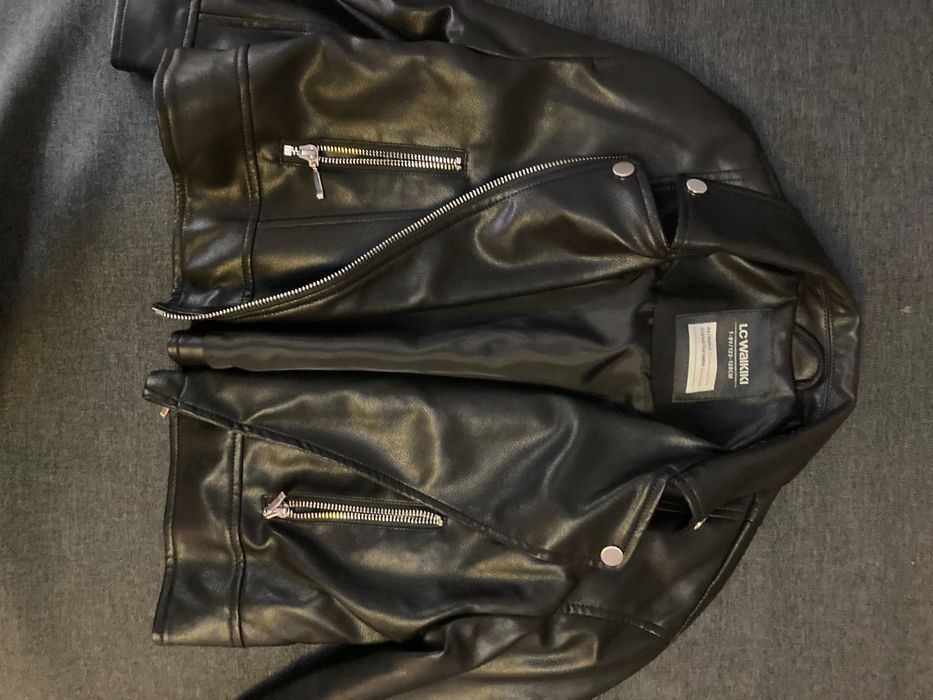 Кожено детско яке за момиче