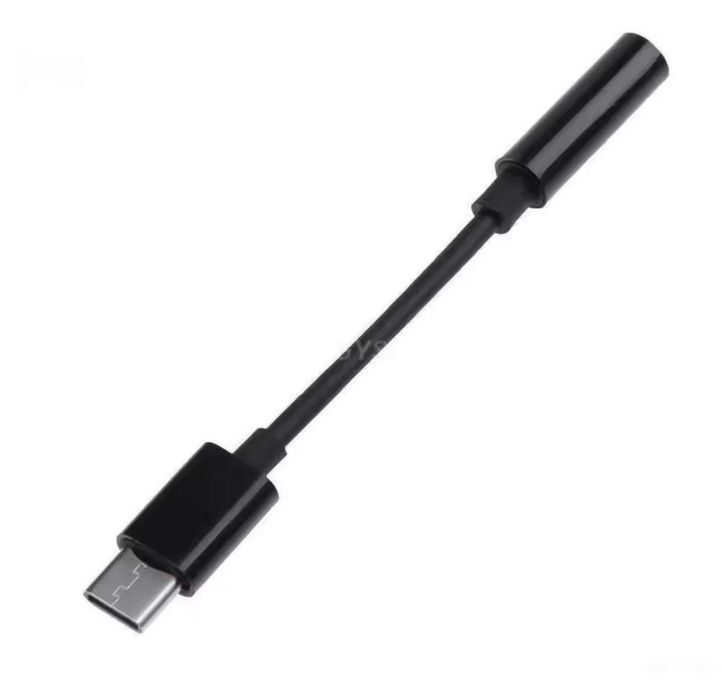 Преходник USB Type-C към 3,5 мм жак за слушалки