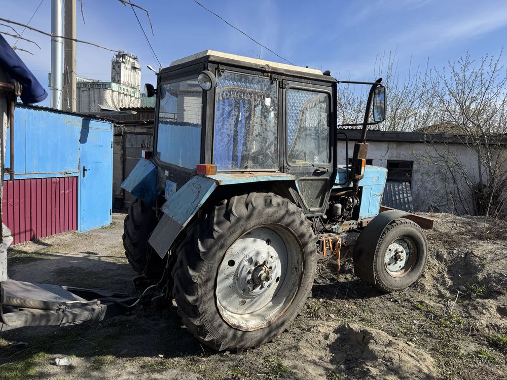 МТЗ-80 и зиловский прицеп