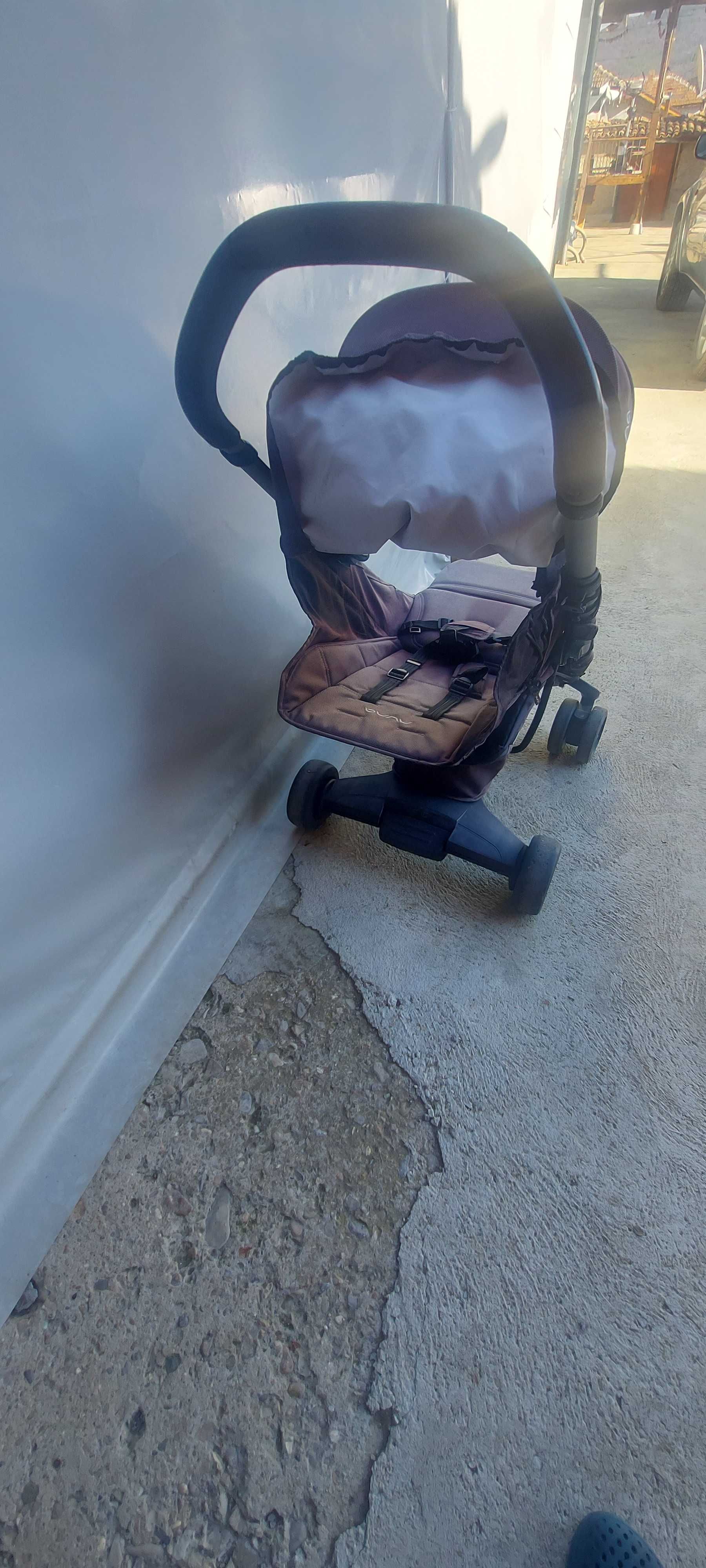 Бебешка количка Nuna Pepp Luxx кафеникава на цвят