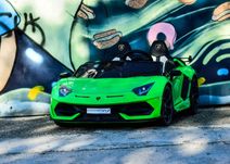 Masinuta electrica, Lamborghini SVJ, 24V, 500W, Drift Edition, verde