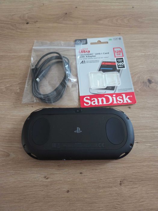 PS Vita Slim modat cu Sandisk ultra 128gb+adaptor SD2VITA impecabil
