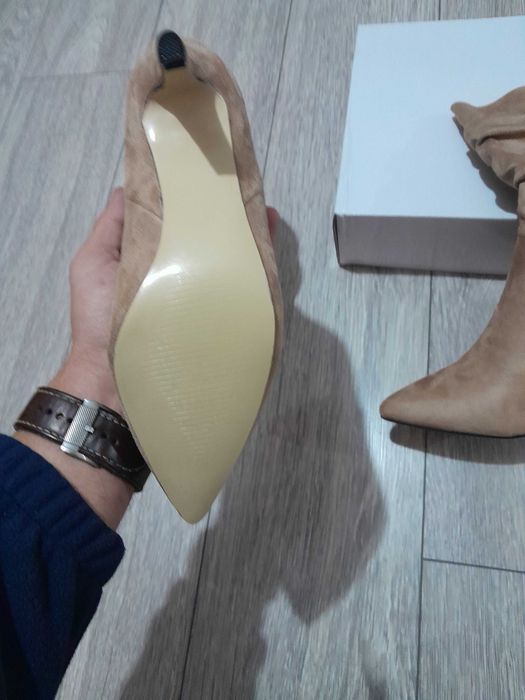 Super oferta Cizme crem