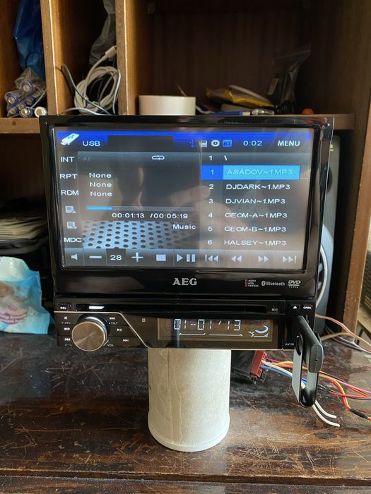 AEG Germany - DVD, BLUETOOTH, USB CD mp3 плеър за кола сд радио