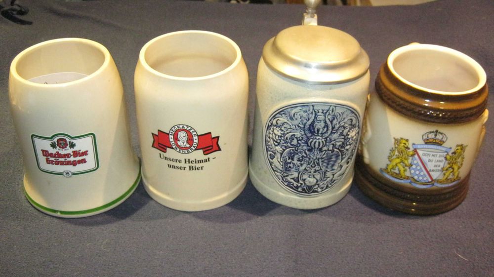 Lot 4 Halbe,carafe,cani BERE.