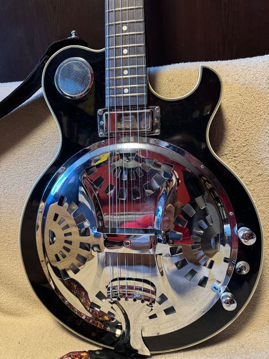 Chitară rezonator Harley Benton Custom Line ResoKing CU ÎMBUNĂTĂȚIRI