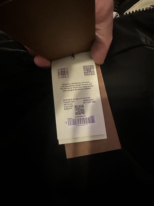 Burberry geaca neagra de iarna puffer marime xl