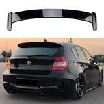 Eleron Luneta Lip Portbagaj Spoiler BMW Seria 1 E81 E87, Negru lucios