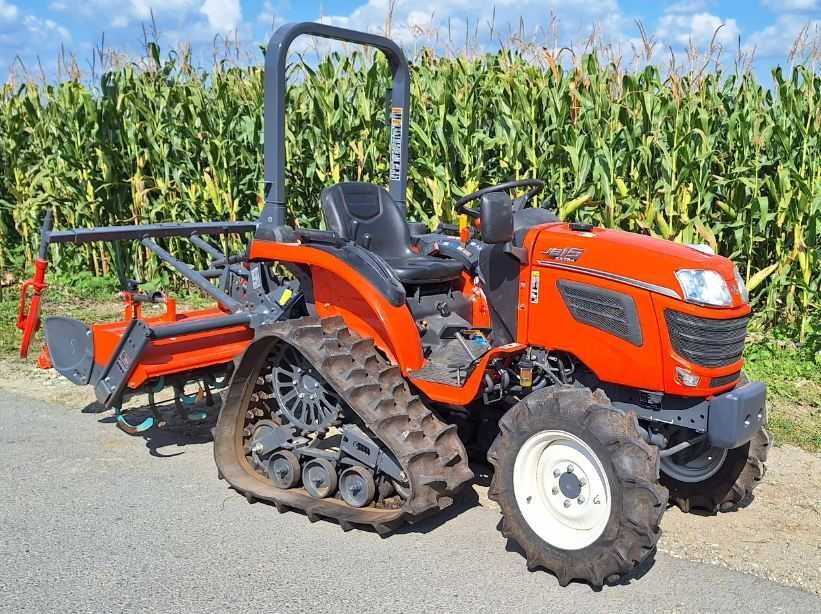 Tractor KUBOTA 106 ore folosit/revizuit 15CP cu senile -9990 Euro+TVA