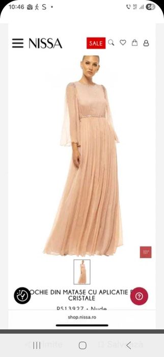 Rochie de matase NISSA