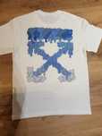 Tricou Off White Blue Marker - Nou Tshirt L