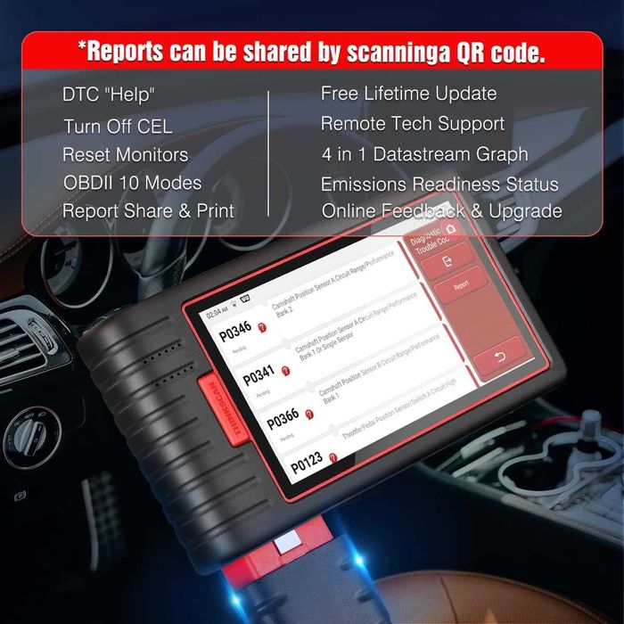 Професионална автодиагностика Thinkcar Thinkscan Max2 (Безжична)