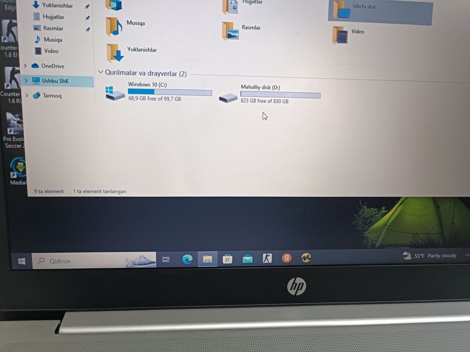 Hp probook 450 g7 model core i5 10poko