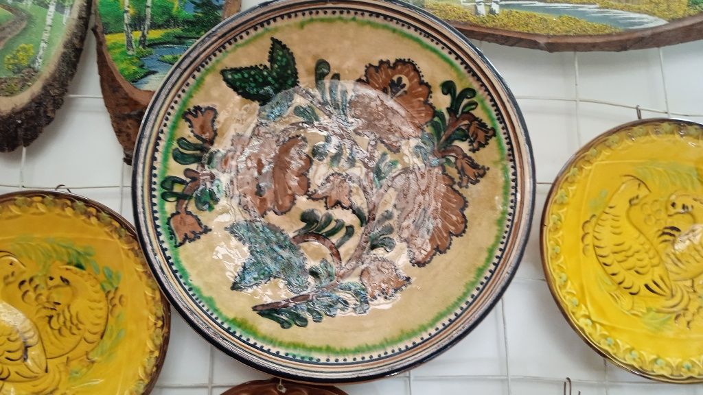 Настенная тарелка СССР керамика