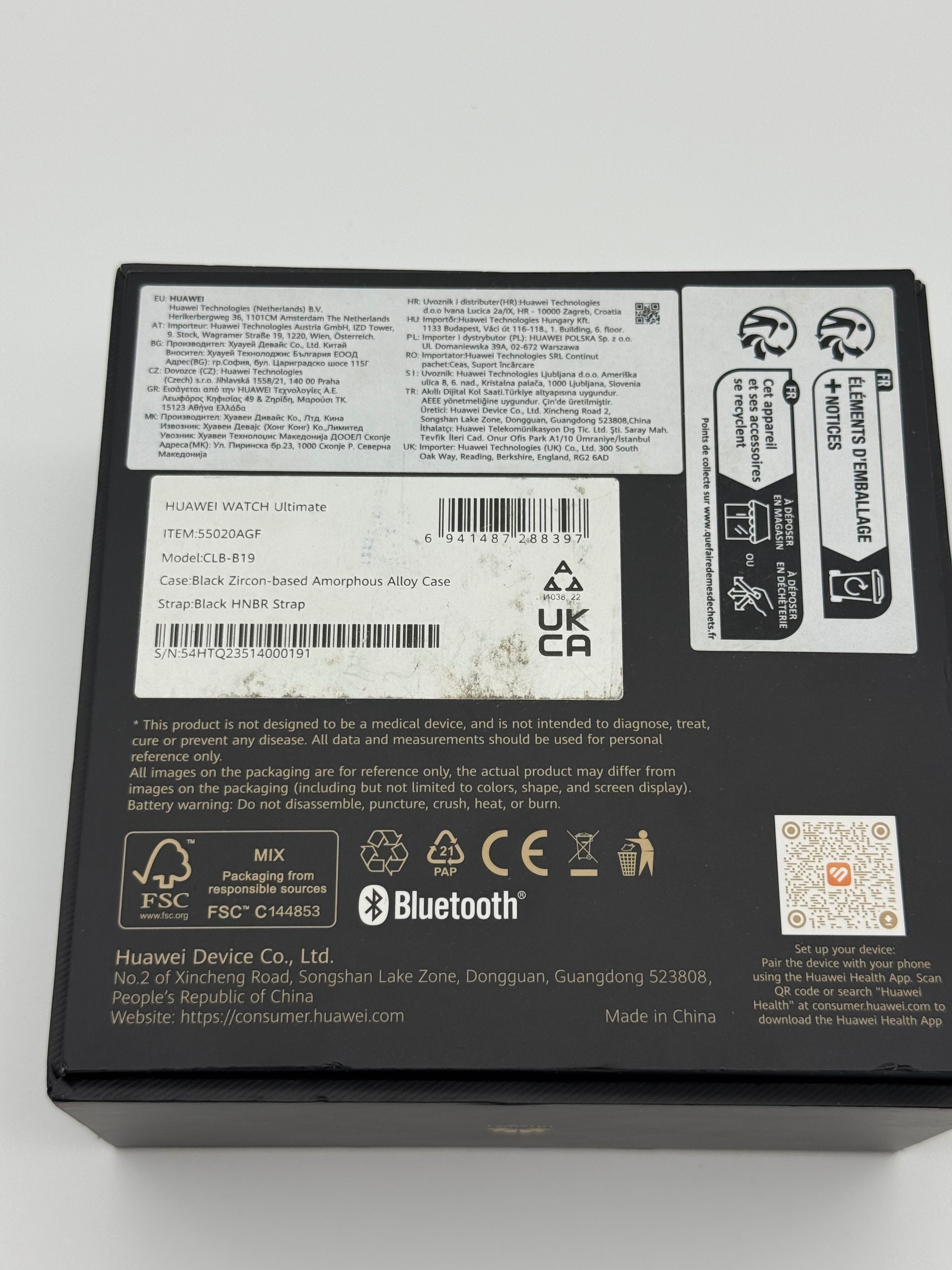 Huawei Watch Ultimate Black