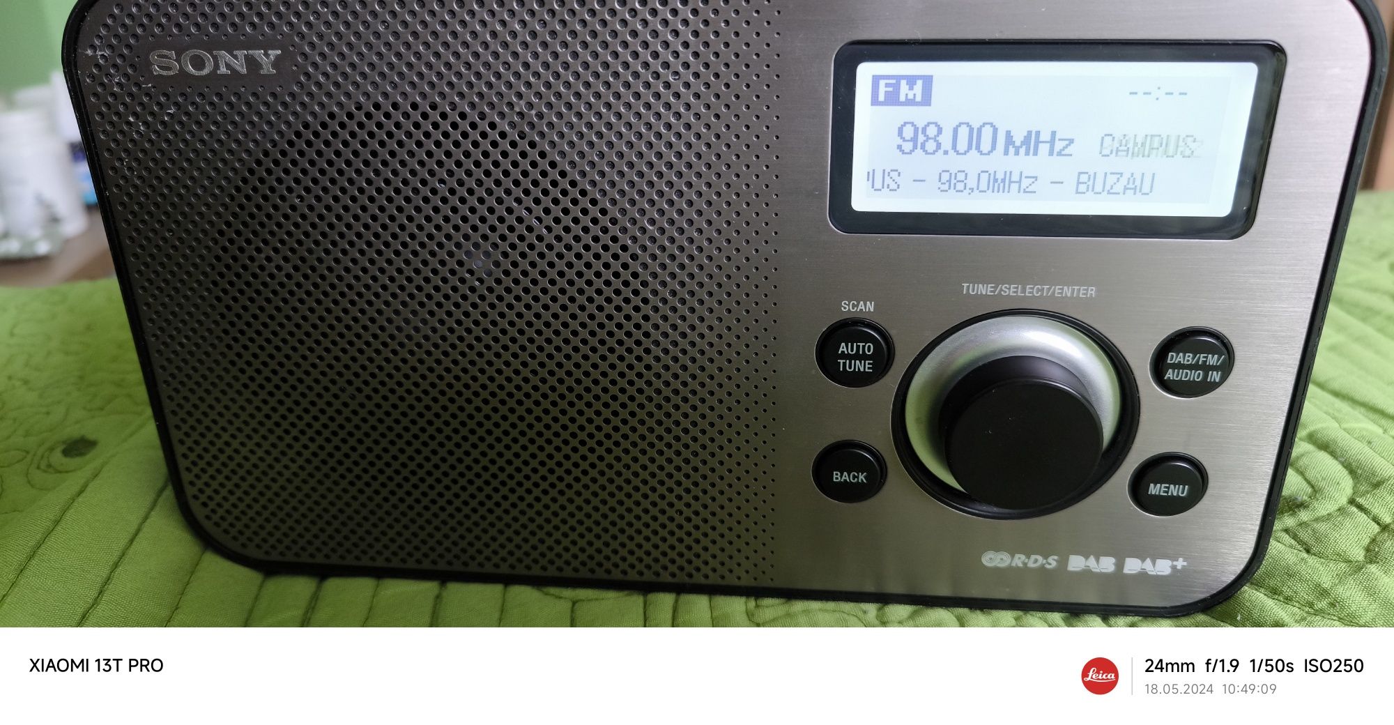 Radio Sony XDR S60DPB, ICF SW35 și  SoundOasis S3000 terapie tinitus