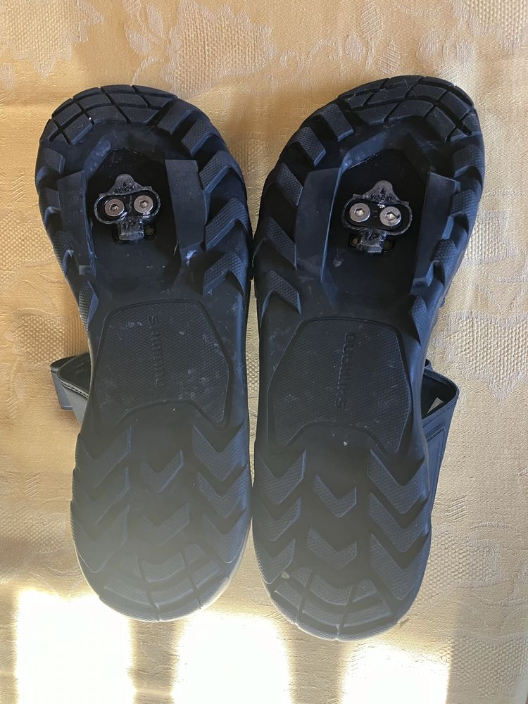 Pantofi ciclism tip sandale Shimano sd501 spd
