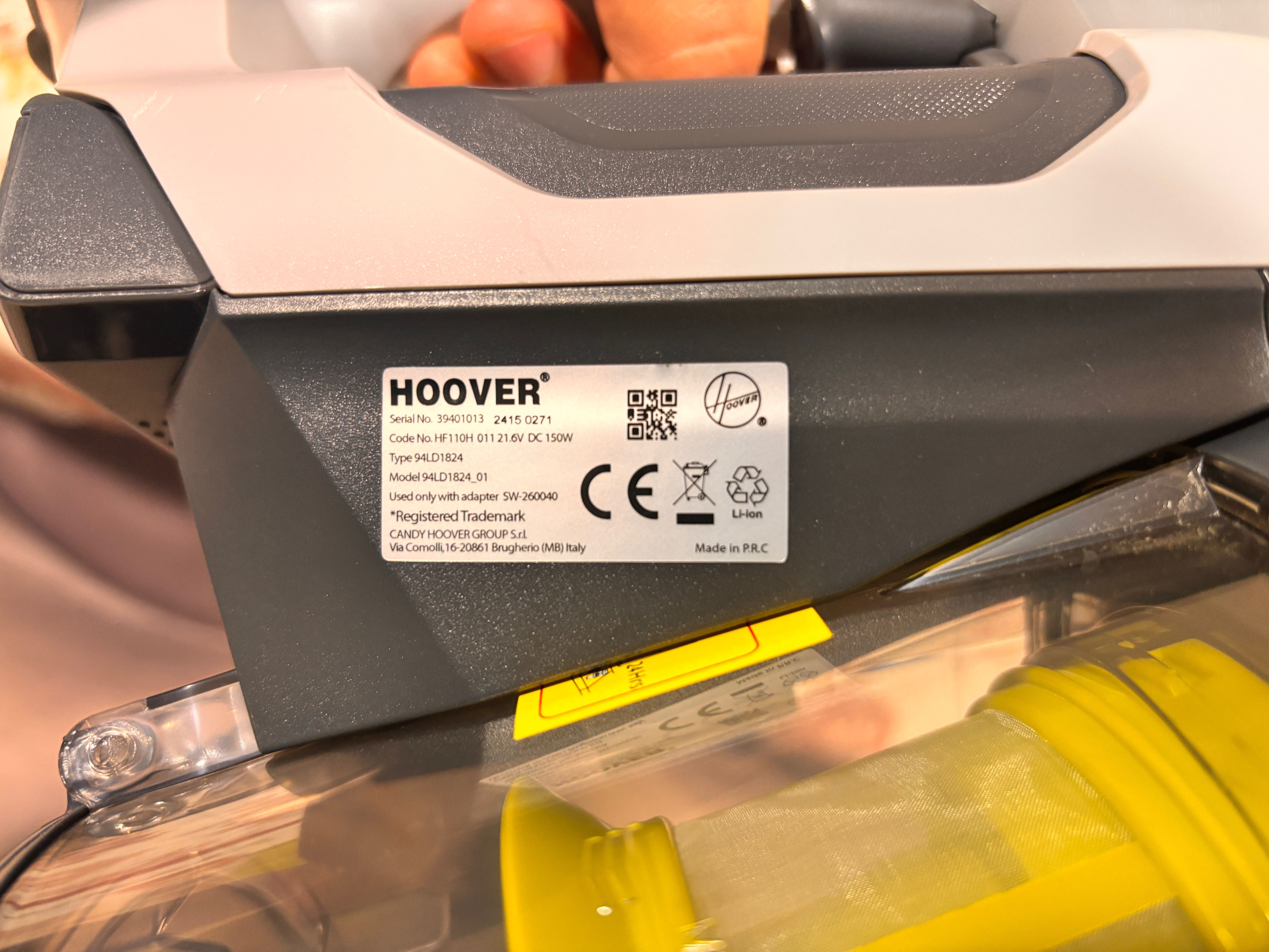 Акумулаторна прахосмукачка Hoover