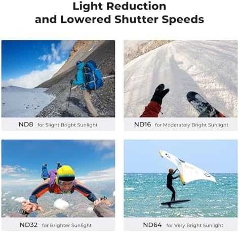 Нов Комплект 4 броя ND филтри Insta360 Ace Pro 2 – ND8 ND16 ND32 ND64