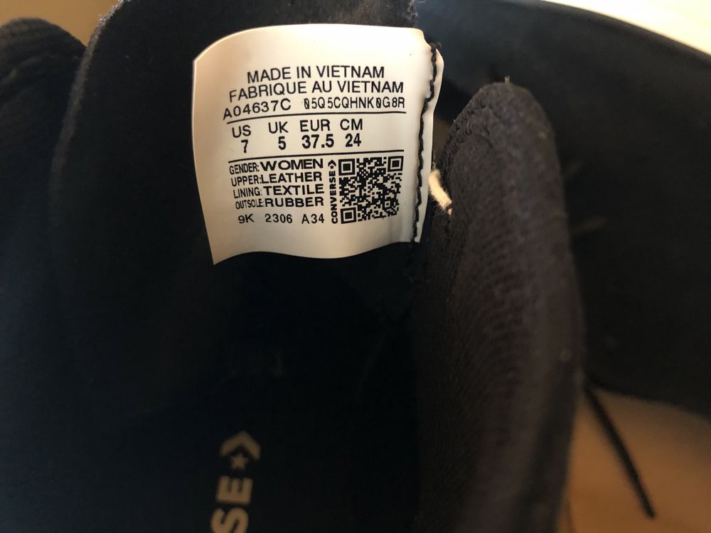 Converse Chuck Taylor All Star Suede ОРИГИНАЛНИ дамски кецове 37,5/24