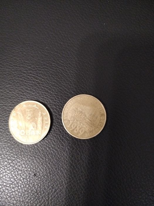 2 monede de colectie 1989