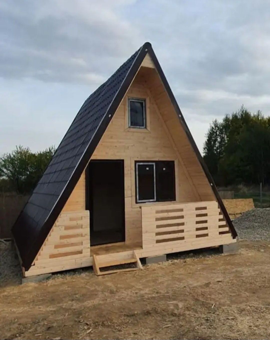 Executam cabane rustice stil A la comanda clientului