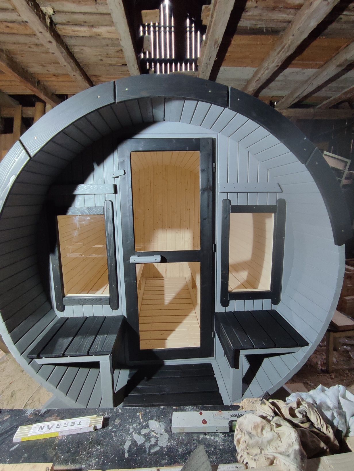 Sauna exterioara