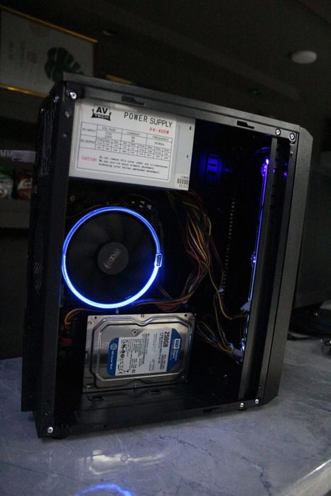 Кейс H61:ZTtech : \ DDR-3\ i3 2120\ Azu-4GB\ HD-250GB\ RGB COLLER