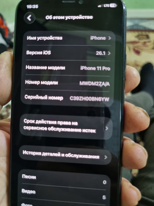 IPHONE 11 PRO 512 gb 2 ta sim kartalik