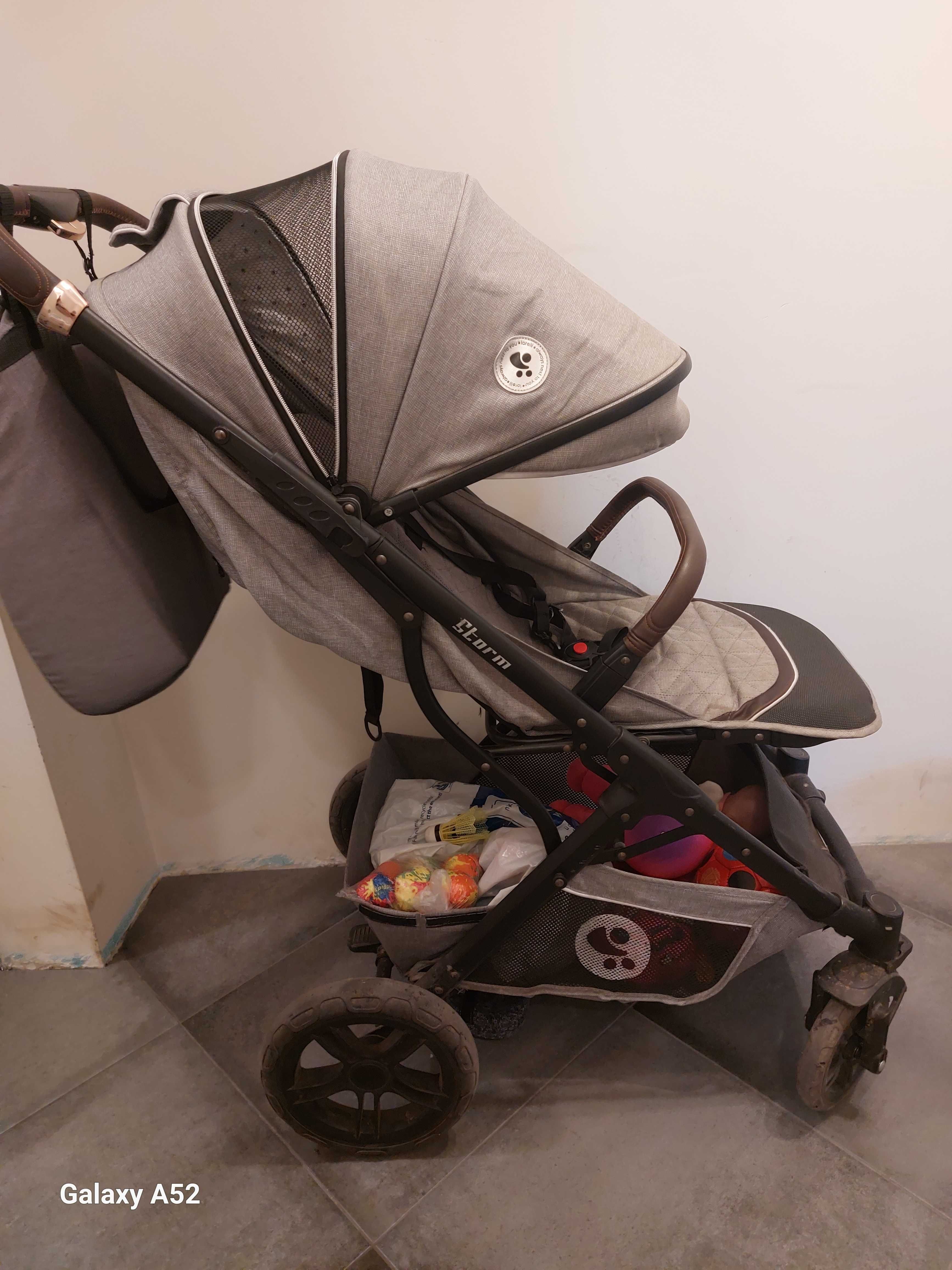 Детска количка Lorelli Storm сива