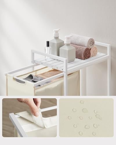 Органайзер за баня в бяло