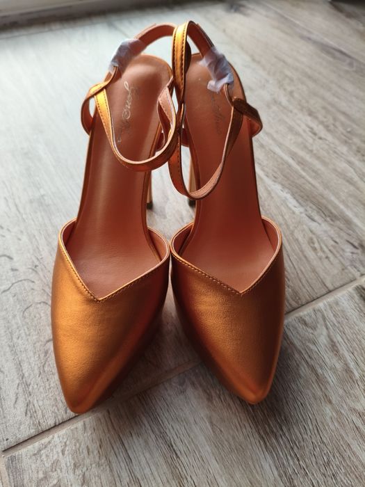 GENSHUO Sandale cu platformă și toc înalt pentru femei, mărimea 39 EU