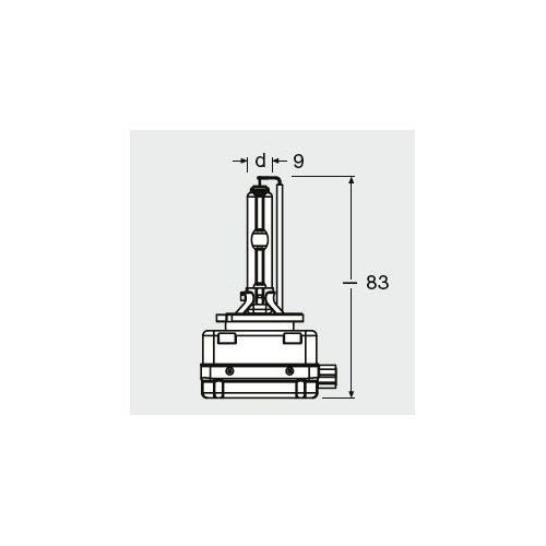 Bec D3S Osram 66340, xenon, 4300K, 35W, 3200lm, 12/24V, 1 buc.