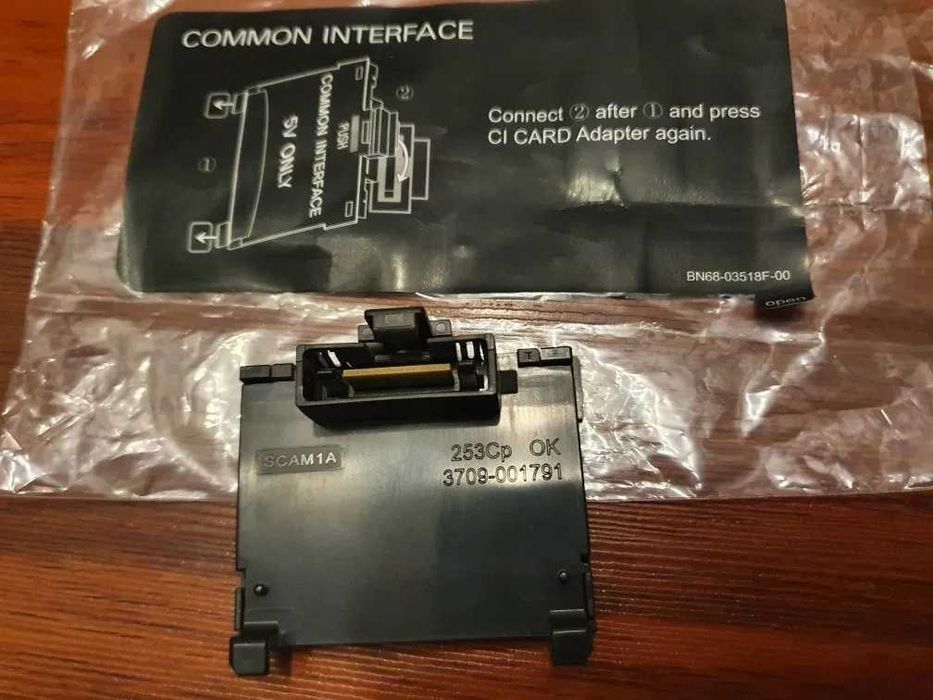 Common interface 5V Samsung ORIGINAL adaptor cartela tv001791 CI+ 3709