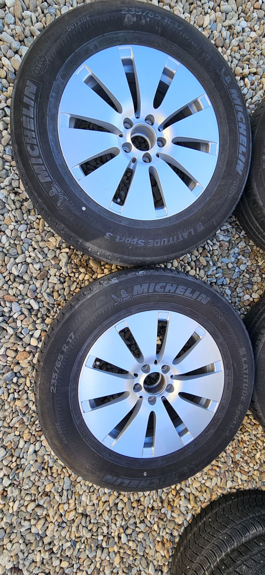 Jante anvelope Senzori Michelin 235/65 R17 104V Original Mercedes GLC
