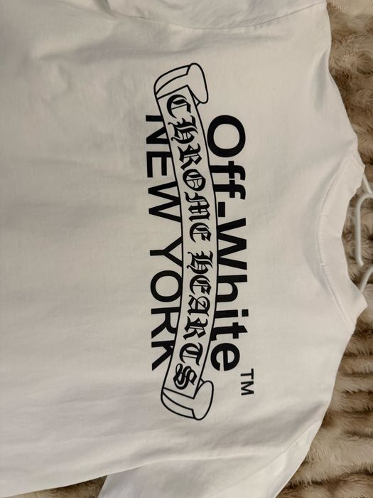 Chrome Hearts / Off white тениска S oversized