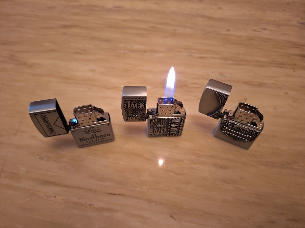 Газови метални запалки (3 броя-20лв.)