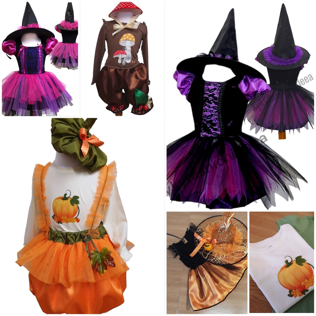 Violeta brandusa floare costum serbare fetite made în România
