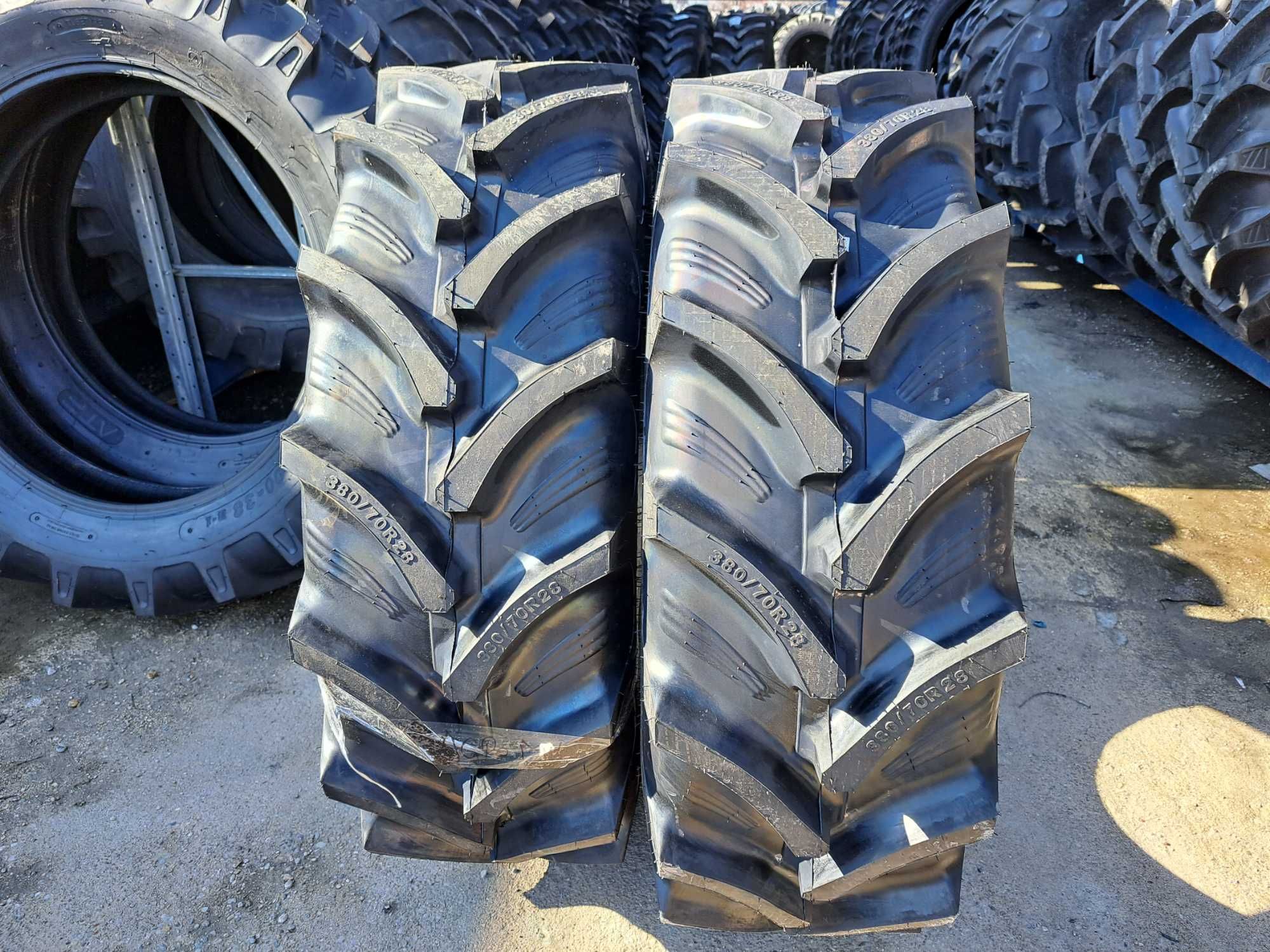 Cauciucuri noi radiale 380/70R28 marca OZKA anvelope pentru TRACTOR