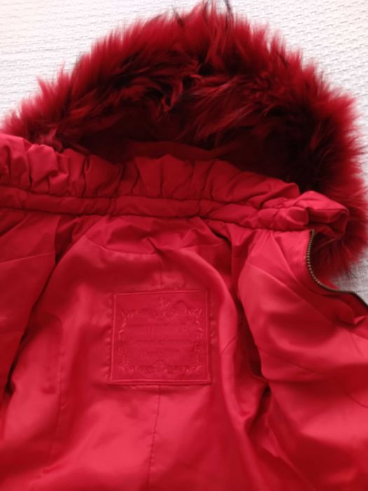 Детско зимно яке с естествен пух