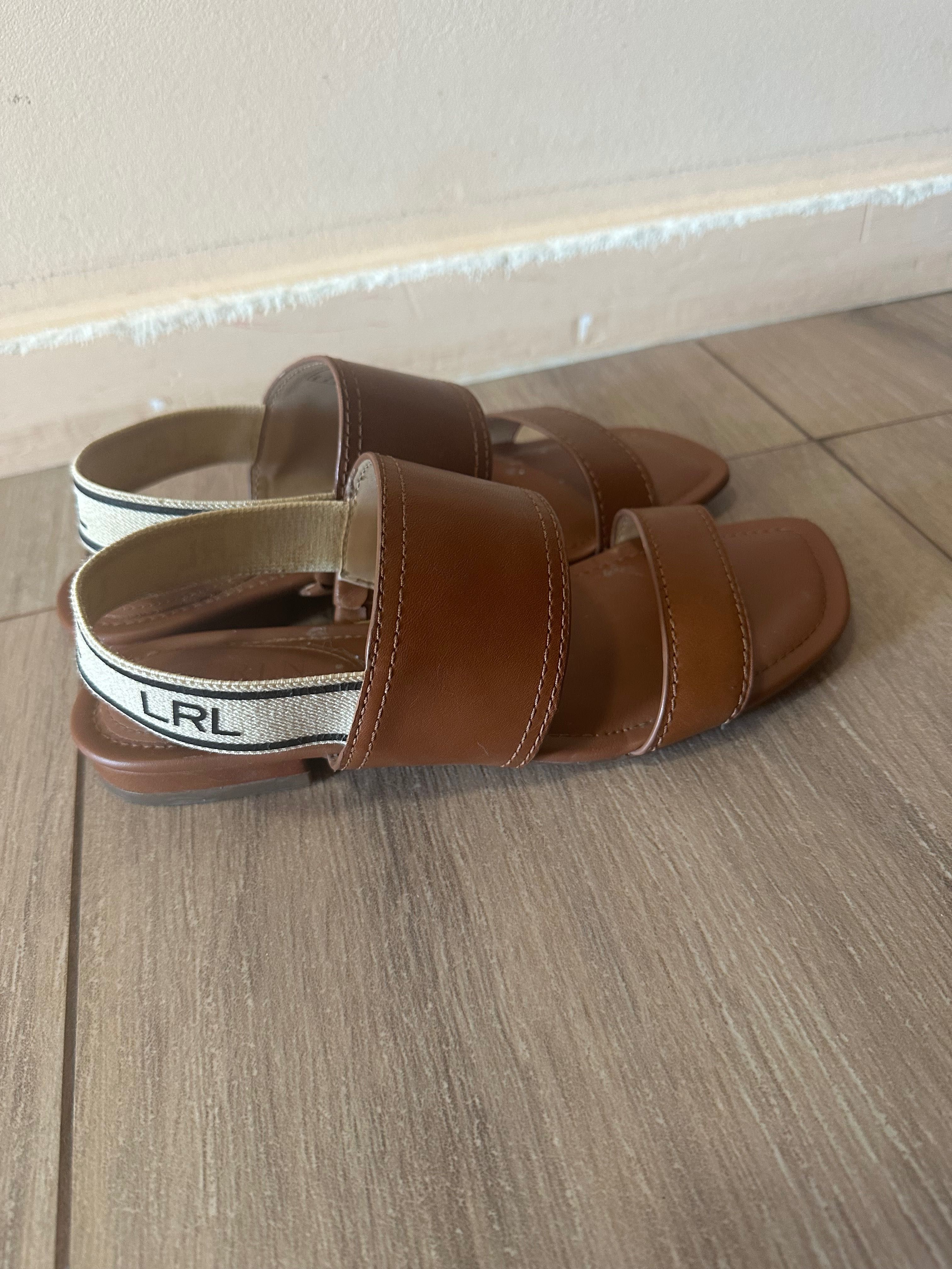 Кожени сандали Ralph Lauren