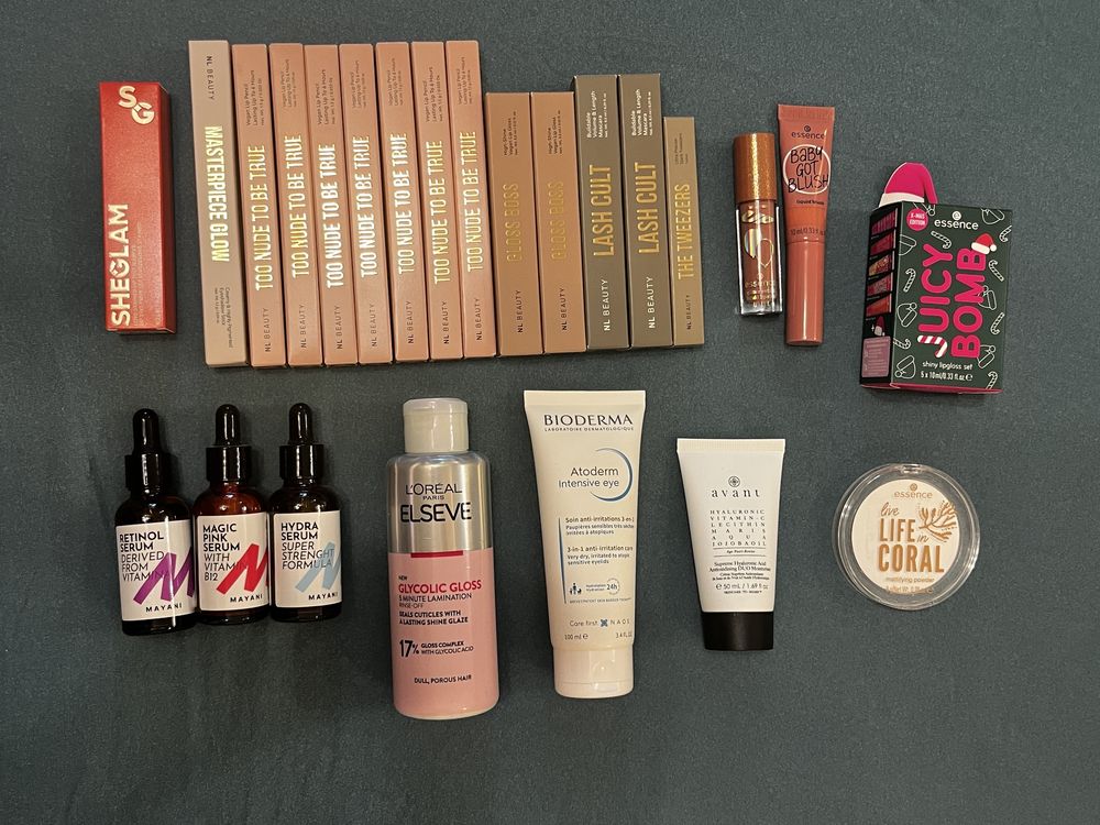 Козметика NL Beauty, Loreal, Essence, Bellebox