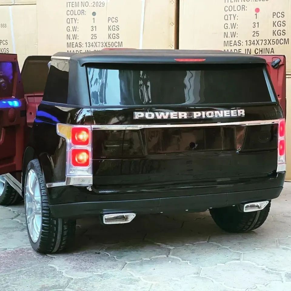 Большая и двухместная детская машина Range Rover электромобиль детский