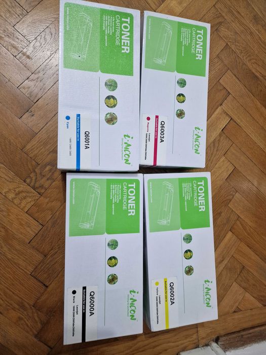 Cartuse sigilate HP Q6001A, HP Q6003A, HP Q6002A