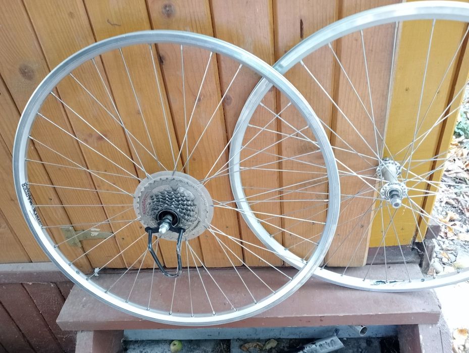 Set Roți 26 MTB și 28 R. spate 29 disc Roți cu dinam Shimano furci sus