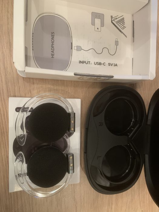 Căști On Ear Bluetooth 5.3,clips pe ureche,4 microfoane,BEVCEFCC BT-X
