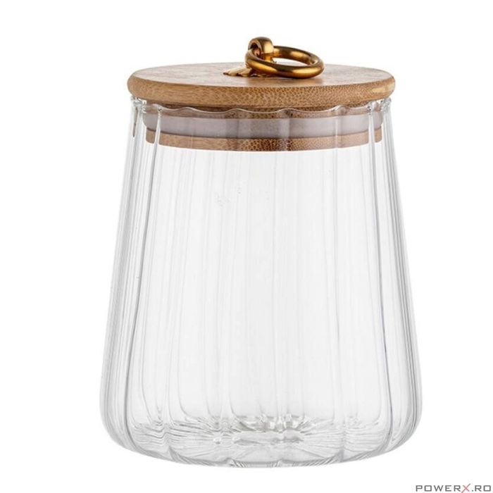 Recipient cu capac, 9 X 9 X 10,5 cm, capacitate 500 ml, Florina