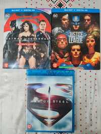 DVD și Blu-ray Man of Steel, Batman, Justice League, vs Superman