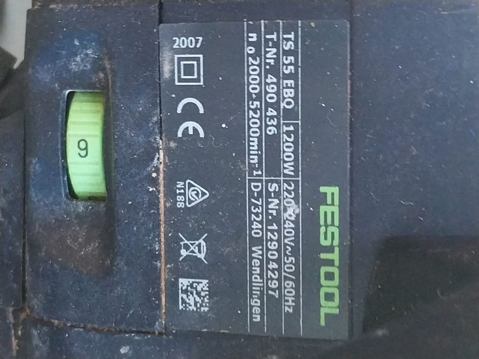 Circular FESTOOL  TS 55 EBO , made Germany
